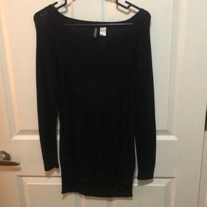 Boutique open back sweater